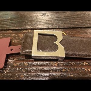 NWT Dark Brown Brunomagli Men’s Belt (Size 34)